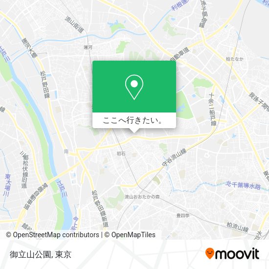 御立山公園地図