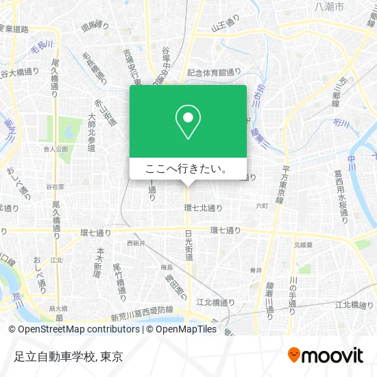 足立自動車学校地図