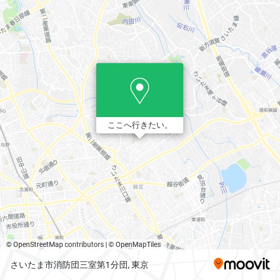 さいたま市消防団三室第1分団地図