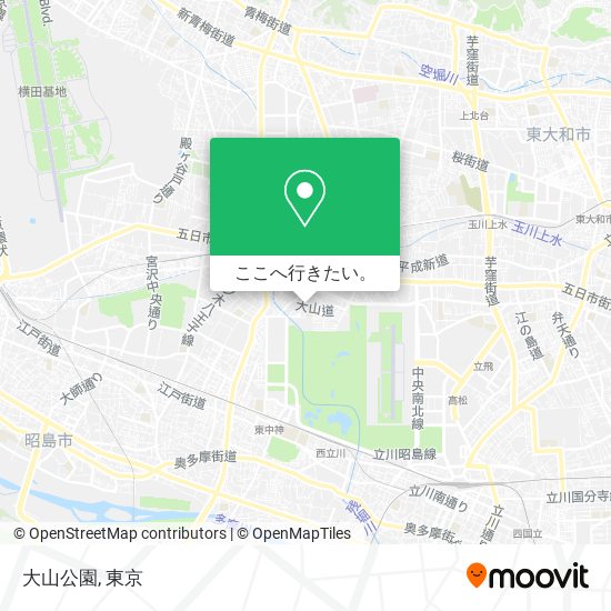 大山公園地図