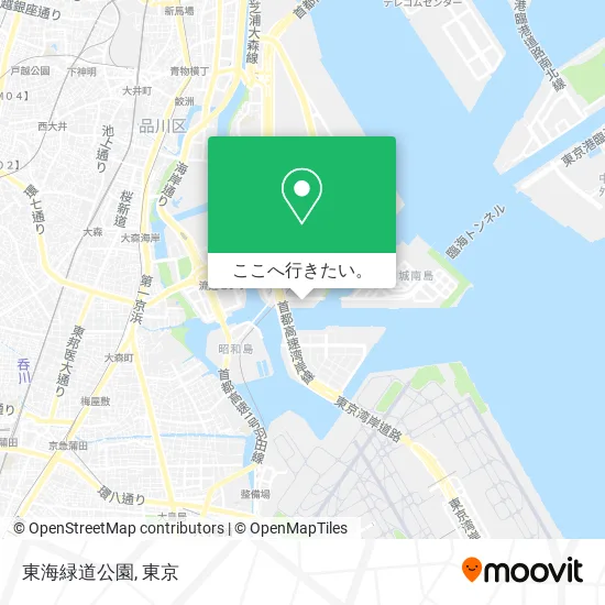 東海緑道公園地図