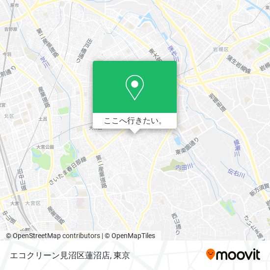 エコクリーン見沼区蓮沼店地図