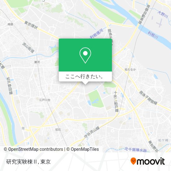 研究実験棟Ⅱ地図