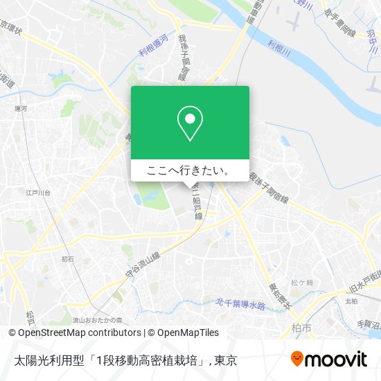 太陽光利用型「1段移動高密植栽培」地図