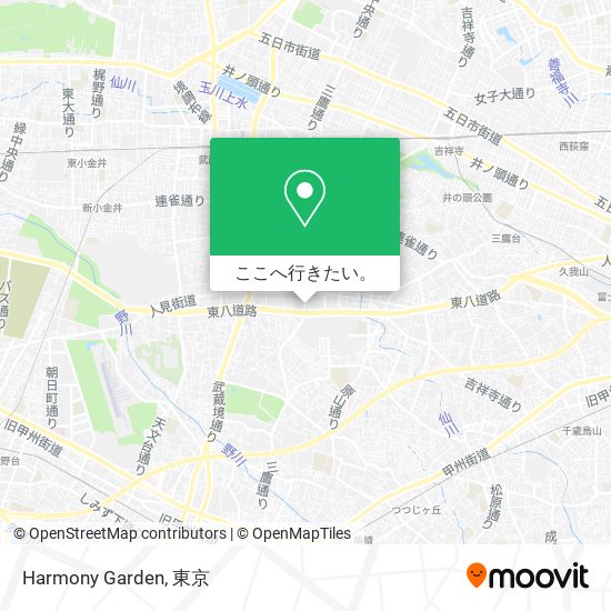 Harmony Garden地図