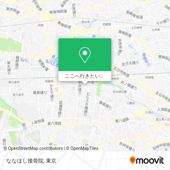 ななほし接骨院地図