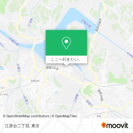 江原台二丁目地図