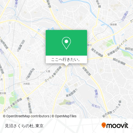 見沼さくらの杜地図