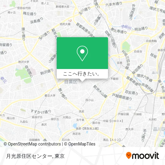 月光原住区センター地図