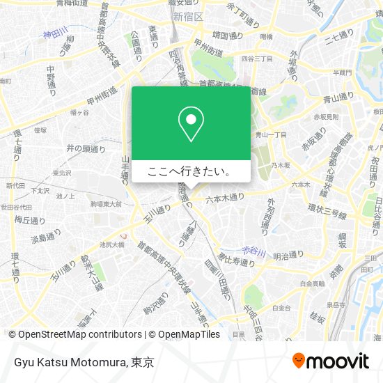 Gyu Katsu Motomura地図