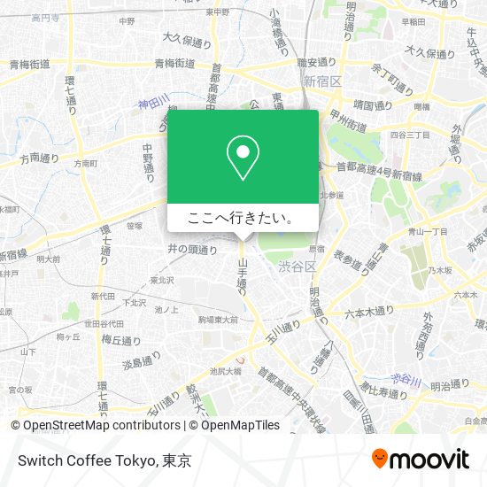 Switch Coffee Tokyo地図