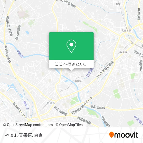 やまわ青果店地図