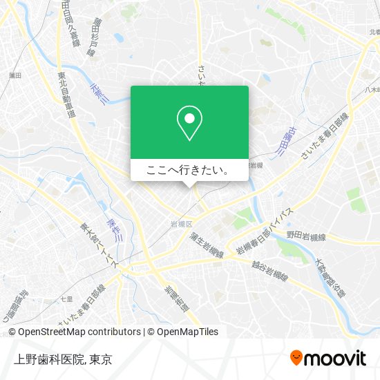 上野歯科医院地図