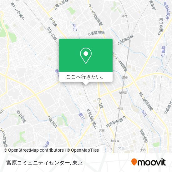 宮原コミュニティセンター地図