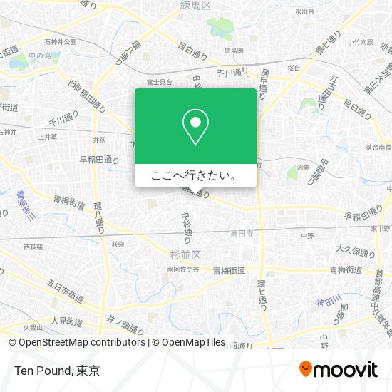 Ten Pound地図
