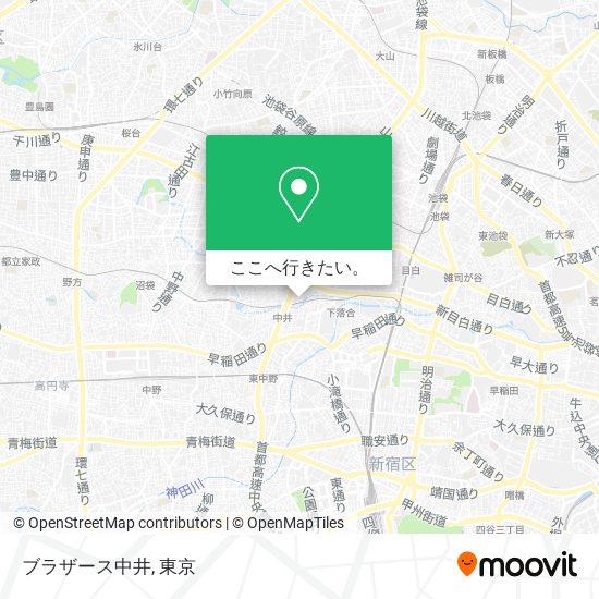 ブラザース中井地図