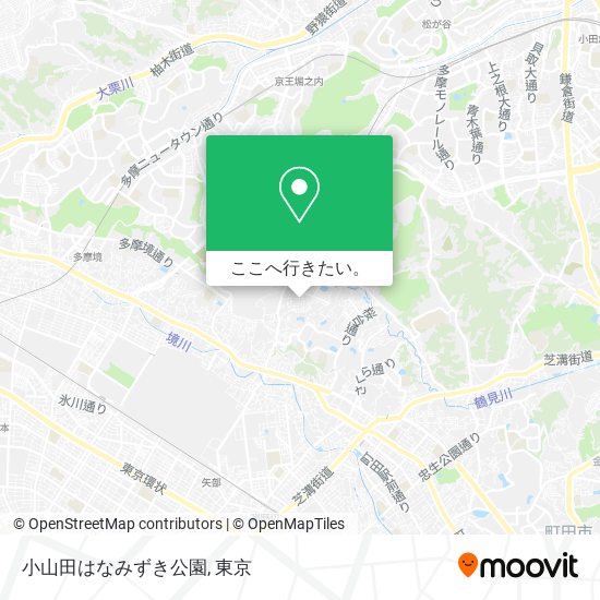 小山田はなみずき公園地図