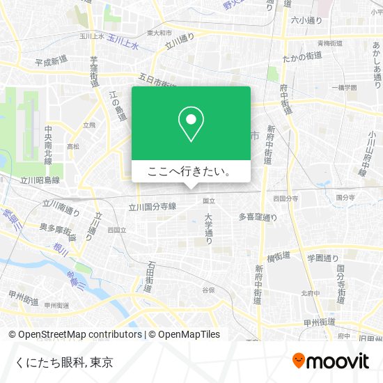 くにたち眼科地図