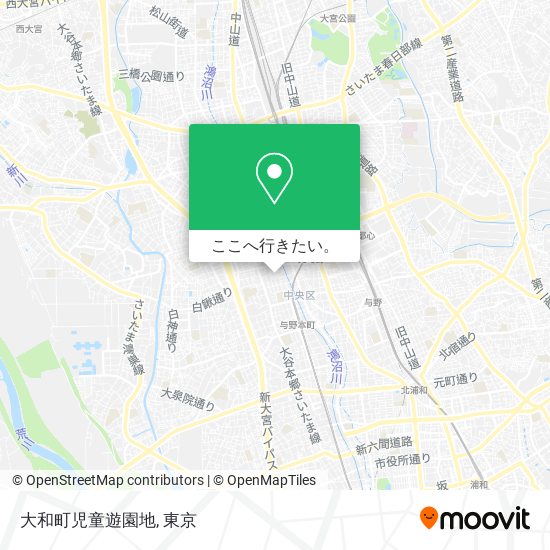 大和町児童遊園地地図