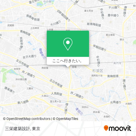 三栄建築設計地図