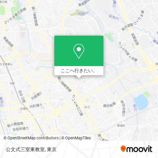 公文式三室東教室地図