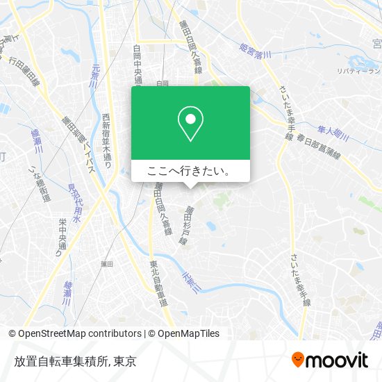 放置自転車集積所地図