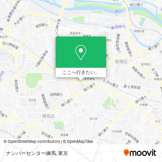 ナンバーセンター練馬地図