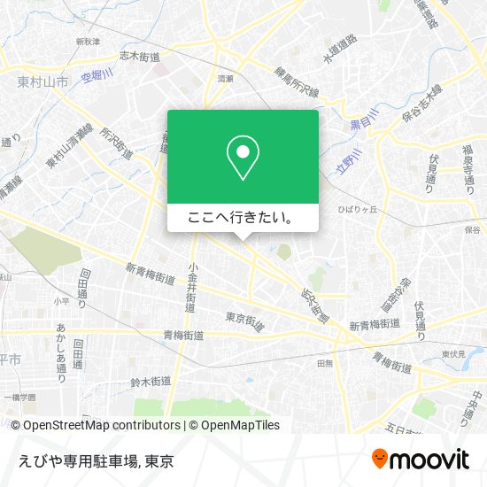 えびや専用駐車場地図