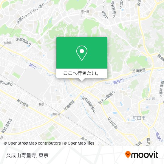 久成山寿量寺地図