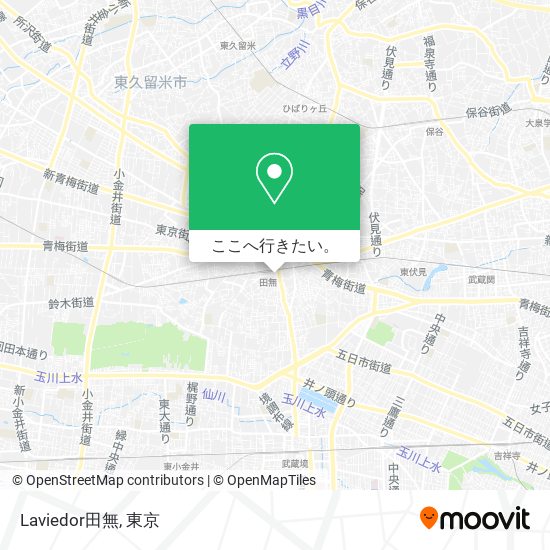 Laviedor田無地図