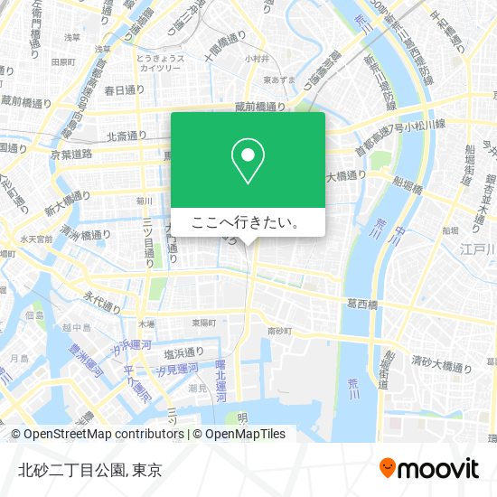 北砂二丁目公園地図