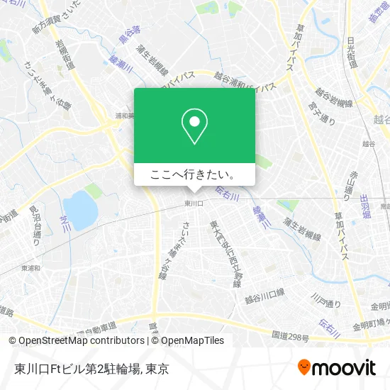 東川口Ftビル第2駐輪場地図