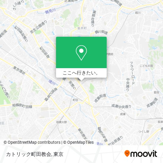 カトリック町田教会地図