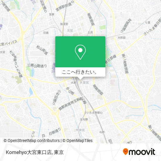 Komehyo大宮東口店地図
