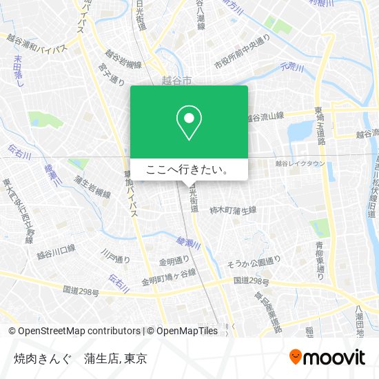 焼肉きんぐ　蒲生店地図