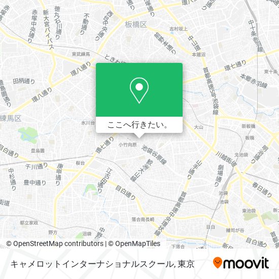 キャメロットインターナショナルスクール地図