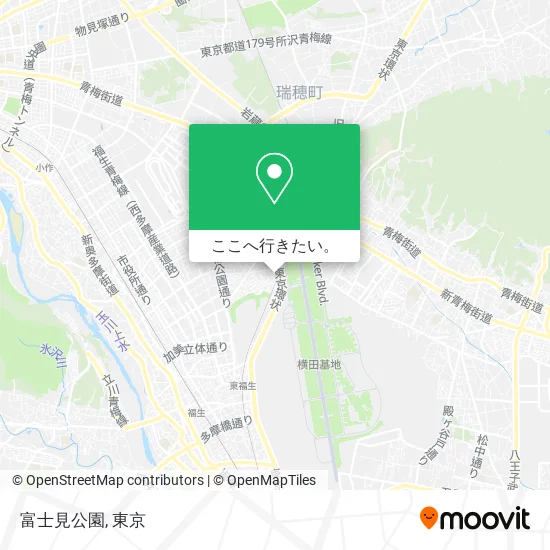 富士見公園地図