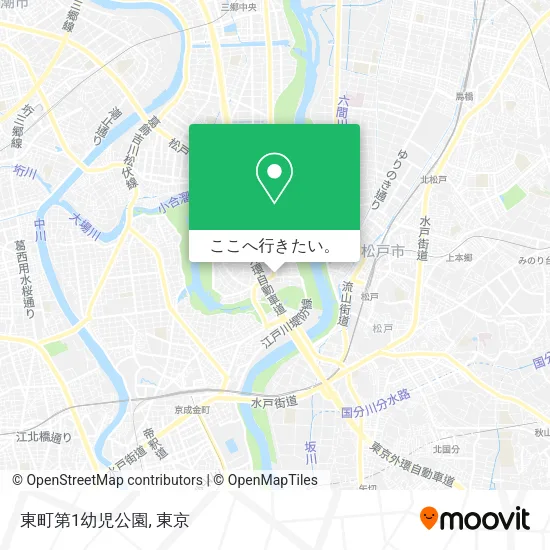 東町第1幼児公園地図