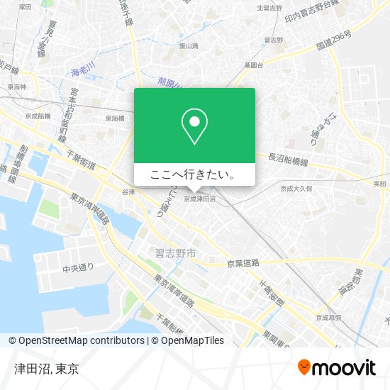 津田沼地図