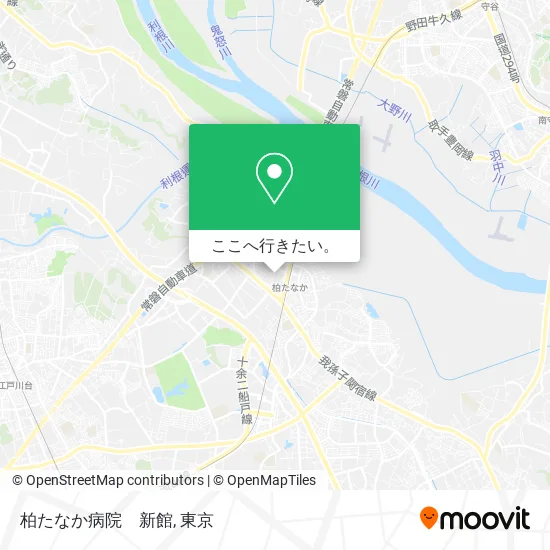 柏たなか病院　新館地図