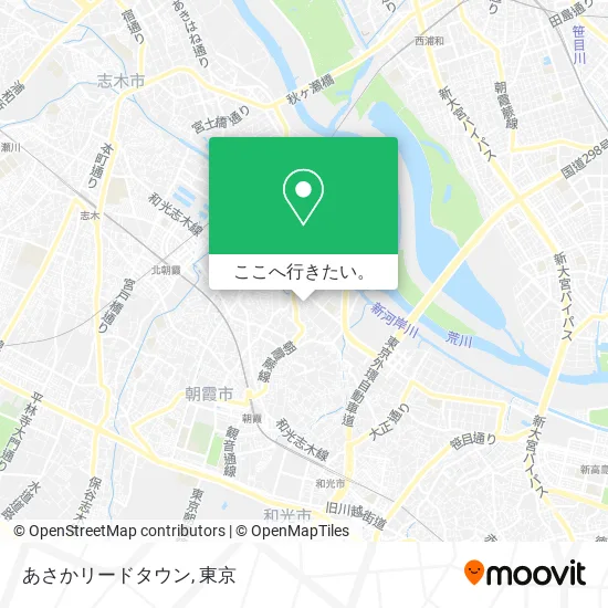 あさかリードタウン地図