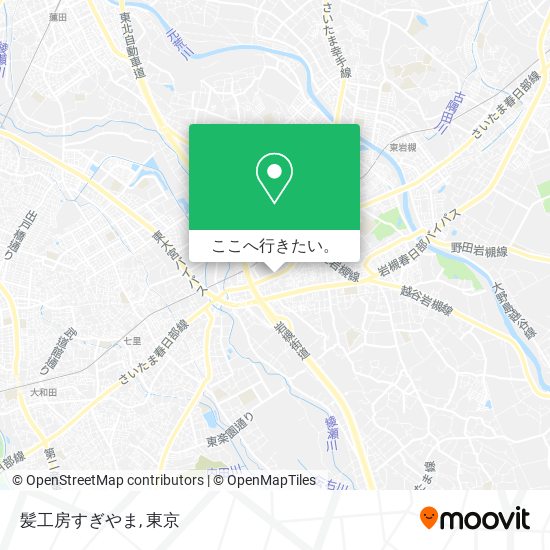 髪工房すぎやま地図