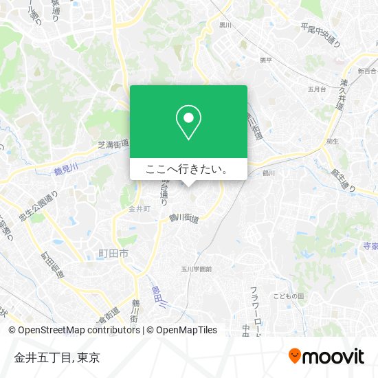金井五丁目地図