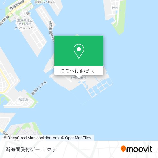 新海面受付ゲート地図