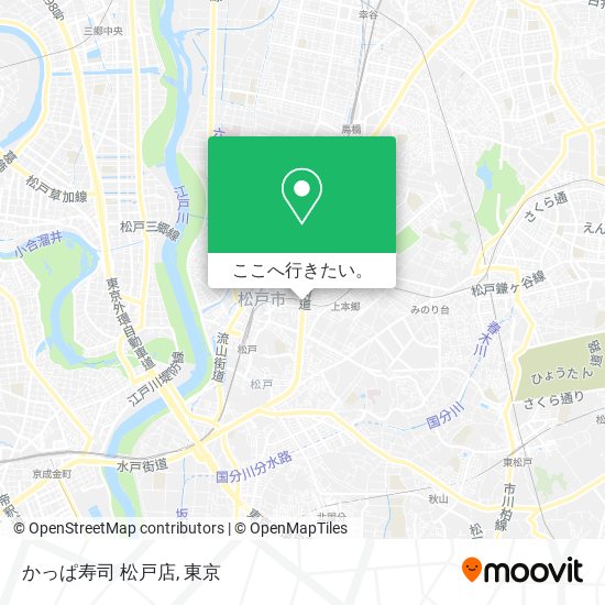 かっぱ寿司 松戸店地図