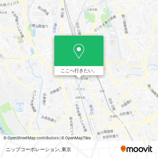 ニップコーポレーション地図