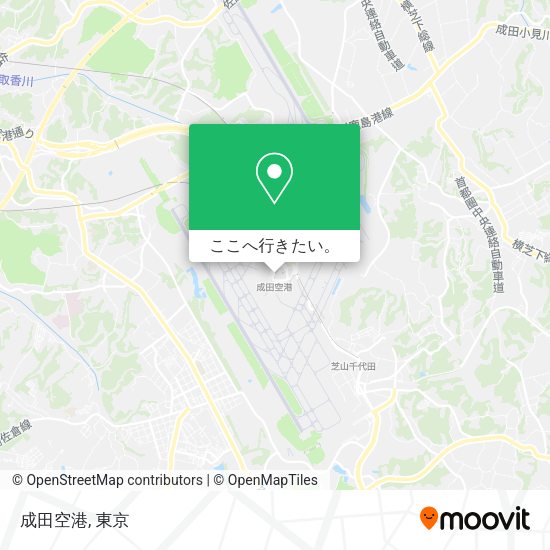 成田空港地図