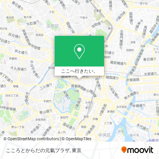 こころとからだの元氣プラザ地図