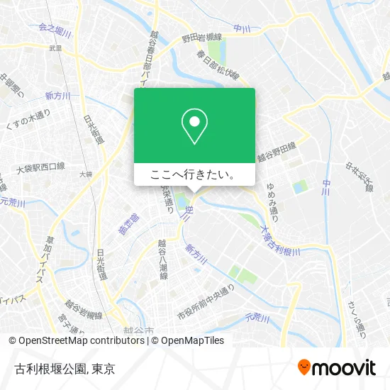 古利根堰公園地図