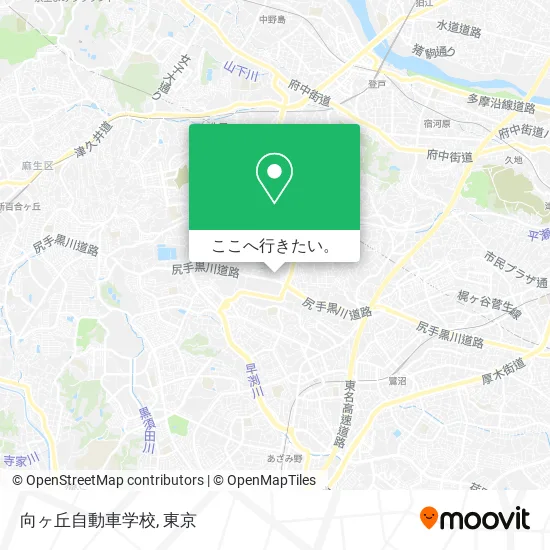 向ヶ丘自動車学校地図